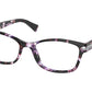 Coach HC6065 Rectangle Eyeglasses  5548-PURPLE TORTOISE 51-17-135 - Color Map purple/reddish