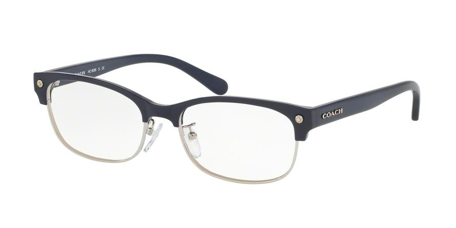 Coach HC6098 Cat Eye Eyeglasses  5433-NAVY / SILVER 53-17-135 - Color Map blue