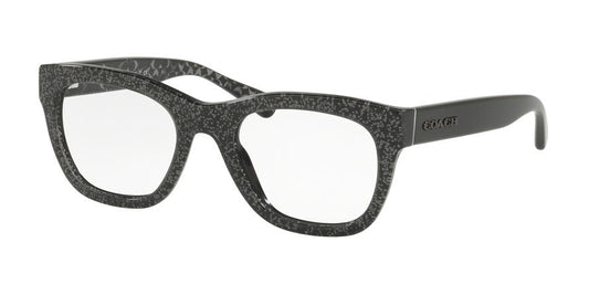 Coach HC6115 Square Eyeglasses  5505-BLACK CHUNKY GLITTER 51-20-135 - Color Map black