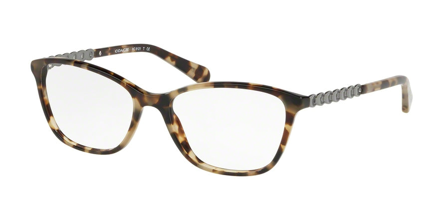 Coach HC6121 Rectangle Eyeglasses  5518-BEIGE TORTOISE 53-17-140 - Color Map havana
