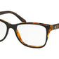 Coach HC6129 Rectangle Eyeglasses  5446-BLACK TORTOISE LAMINATE 54-16-140 - Color Map black