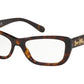Coach HC6135F Rectangle Eyeglasses  5120-DARK TORTOISE 53-16-140 - Color Map tortoise