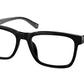 Coach C2104 HC6166U Rectangle Eyeglasses  5634-BLACK 54-18-145 - Color Map black