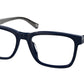 Coach C2104 HC6166U Rectangle Eyeglasses  5635-NAVY 54-18-145 - Color Map blue