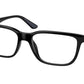 Coach C2108 HC6170U Rectangle Eyeglasses  5002-BLACK 56-17-140 - Color Map black