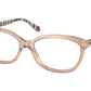 Coach HC6173 Pillow Eyeglasses  5523-MILKY PINK CHAMPAGNE 54-16-140 - Color Map light brown