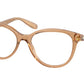 Coach HC6177F Round Eyeglasses  5654-TRANSPARENT BROWN 55-17-140 - Color Map brown