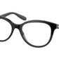 Coach HC6177 Round Eyeglasses  5002-BLACK 52-17-140 - Color Map black