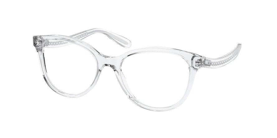 Coach HC6177 Round Eyeglasses  5111-CLEAR 52-17-140 - Color Map clear