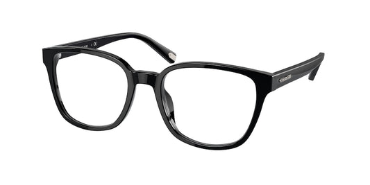 Coach HC6179U Square Eyeglasses  5002-BLACK 53-19-145 - Color Map black
