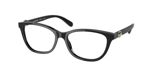 Coach HC6180F Rectangle Eyeglasses  5002-BLACK 54-16-140 - Color Map black
