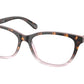 Coach HC6180 Rectangle Eyeglasses  5650-ROSE TORTOISE GRADIENT 54-16-140 - Color Map multi