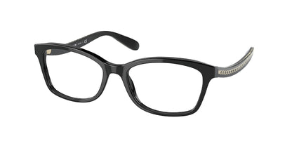 Coach HC6181 Rectangle Eyeglasses  5002-BLACK 54-17-140 - Color Map black