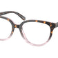 Coach HC6182 Round Eyeglasses  5650-ROSE TORTOISE GRADIENT 52-17-140 - Color Map multi
