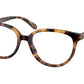 Coach HC6182 Round Eyeglasses  5664-MILKY AMBER TORTOISE 52-17-140 - Color Map honey