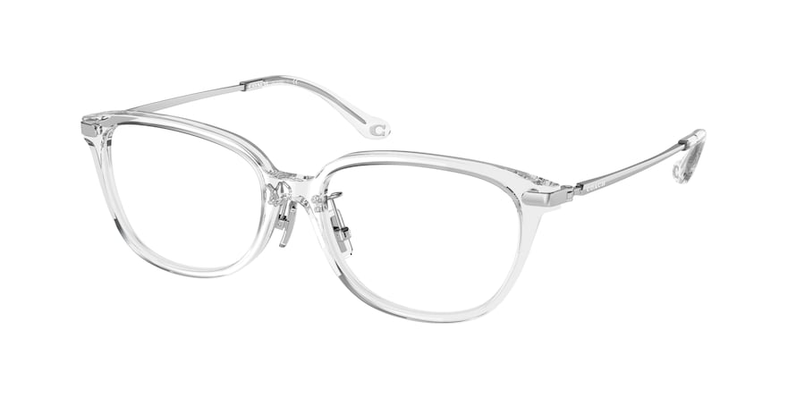 Coach HC6185F Pillow Eyeglasses  5111-CRYSTAL 54-16-145 - Color Map clear