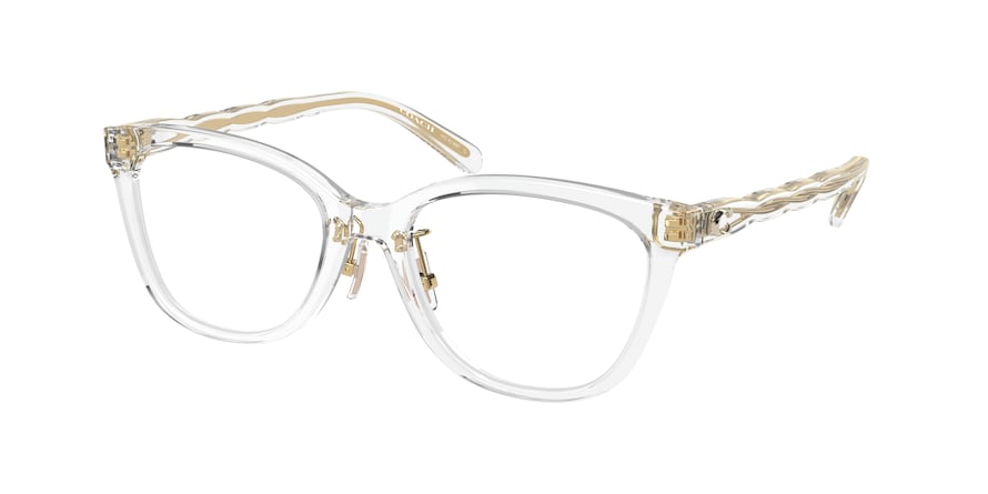 Coach HC6186F Square Eyeglasses  5111-CLEAR 53-18-145 - Color Map clear
