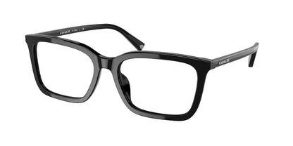 Coach HC6188U Rectangle Eyeglasses  5002-BLACK 57-18-145 - Color Map black