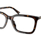 Coach HC6188U Rectangle Eyeglasses  5120-DARK TORTOISE 57-18-145 - Color Map havana