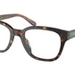 Coach HC6190U Square Eyeglasses  5120-MATTE DARK TORTOISE 52-20-145 - Color Map havana