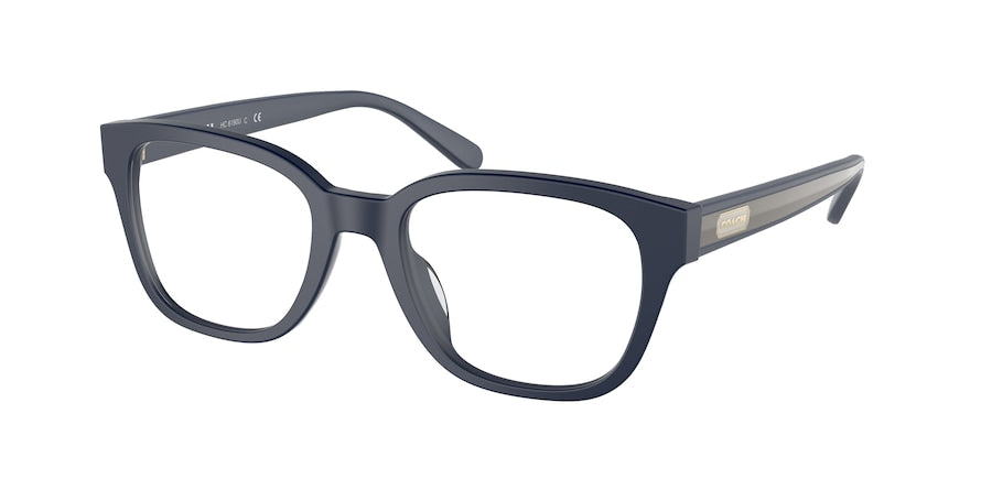 Coach HC6190U Square Eyeglasses  5632-MATTE NAVY 52-20-145 - Color Map blue