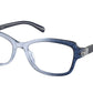 Coach HC6193U Irregular Eyeglasses  5708-BLUE GRADIENT SIGNATURE C 53-17-140 - Color Map blue