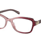 Coach HC6193U Irregular Eyeglasses  5709-RED GRADIENT SIGNATURE C 53-17-140 - Color Map purple/reddish