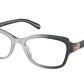 Coach HC6193U Irregular Eyeglasses  5710-GREY GRADIENT SIGNATURE C 53-17-140 - Color Map grey
