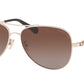 Coach L1648 HC7074 Pilot Sunglasses  9310T5-LIGHT GOLD 59-15-140 - Color Map gold