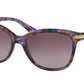 Coach L109 HC8132 Cat Eye Sunglasses  52888H-PURPLE CONFETTI TORTOISE 57-17-135 - Color Map multi