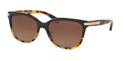 Coach L109 HC8132 Cat Eye Sunglasses  5438T5-BLACK TORTOISE GRADIENT 57-17-135 - Color Map multi