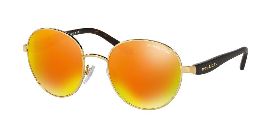 Michael Kors SADIE III MK1007 Round Sunglasses  10246Q-GOLD/TORTOISE 52-19-135 - Color Map gold