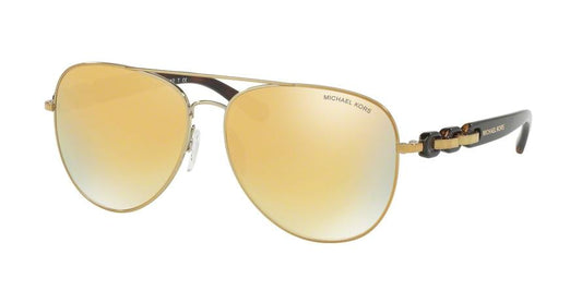 Michael Kors PANDORA MK1015 Pilot Sunglasses  11297P-GOLD-TONE 58-14-140 - Color Map gold