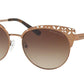 Michael Kors EVY MK1023 Square Sunglasses  119013-SATIN SABLE 56-17-140 - Color Map brown