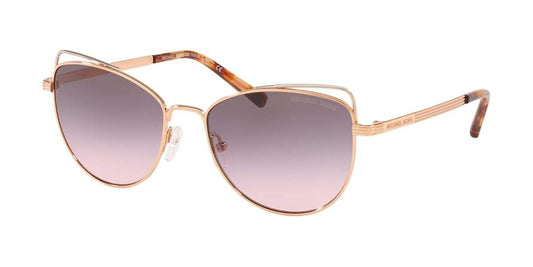 Michael Kors ST. LUCIA MK1035 Cat Eye Sunglasses  11085M-ROSE GOLD 55-17-140 - Color Map pink