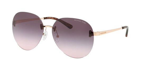Michael Kors SYDNEY MK1037 Pilot Sunglasses  11085M-ROSE GOLD 60-14-140 - Color Map pink