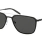 Michael Kors TRENTON MK1050 Pilot Sunglasses  100587-SHINY BLACK 57-18-145 - Color Map black