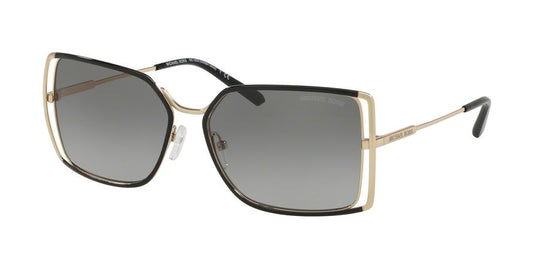 Michael Kors GOLDEN ISLES MK1053 Rectangle Sunglasses  101411-LIGHT GOLD 58-16-140 - Color Map gold