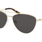 Michael Kors BARCELONA MK1056 Pilot Sunglasses  101487-LIGHT GOLD 58-15-140 - Color Map gold