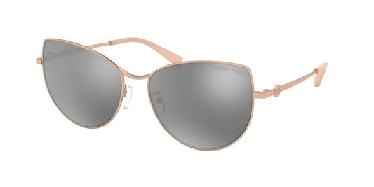 Michael Kors LA PAZ MK1062 Cat Eye Sunglasses  11086G-ROSE GOLD 58-16-140 - Color Map pink