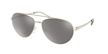 Michael Kors AVENTURA MK1071 Pilot Sunglasses  10146G-LIGHT GOLD 59-16-140 - Color Map gold