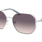 Michael Kors SANTORINI MK1074B Irregular Sunglasses  110811-ROSE GOLD 57-16-140 - Color Map pink