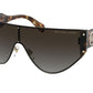 Michael Kors SANTORINI MK1074B Irregular Sunglasses  115336-SILVER 57-16-140 - Color Map silver