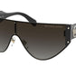 Michael Kors PARK CITY MK1080 Irregular Sunglasses  10146G-SILVER 36-136-140 - Color Map silver
