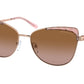 Michael Kors SAN LEONE MK1084 Cat Eye Sunglasses  110813-ROSE GOLD 56-16-140 - Color Map pink