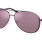Michael Kors CHELSEA BRIGHT MK1101B Pilot Sunglasses  1015AK-CORDOVAN 60-13-140 - Color Map purple/reddish