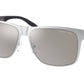 Michael Kors KODIAK MK1103 Rectangle Sunglasses  10016G-MATTE SILVER 58-15-145 - Color Map silver