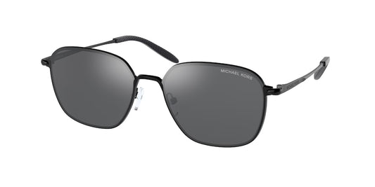 Michael Kors TAHOE MK1105 Square Sunglasses  10026G-MATTE BLACK 56-16-145 - Color Map black
