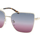 Michael Kors BASTIA MK1108 Butterfly Sunglasses  1014I8-LIGHT GOLD 59-16-145 - Color Map gold