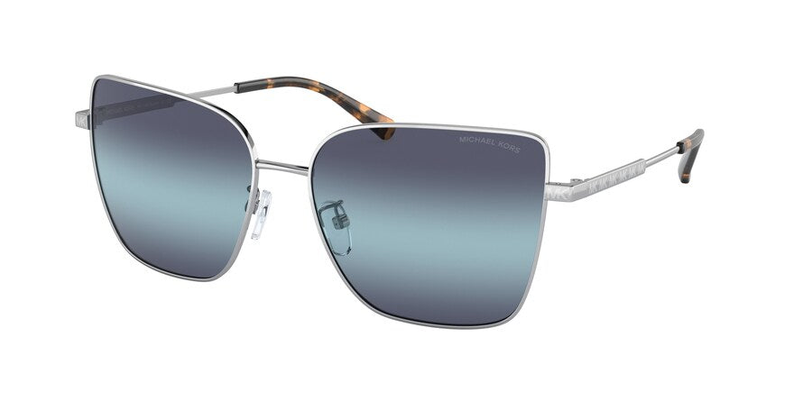 Michael Kors BASTIA MK1108 Butterfly Sunglasses  1153X9-SILVER 57-16-145 - Color Map silver